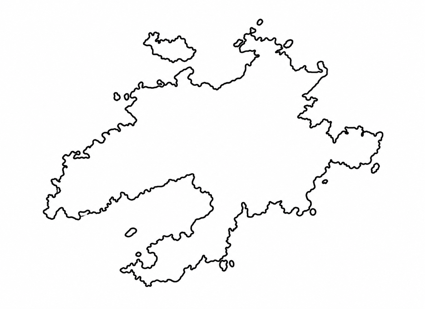 Carte d'Ouessant