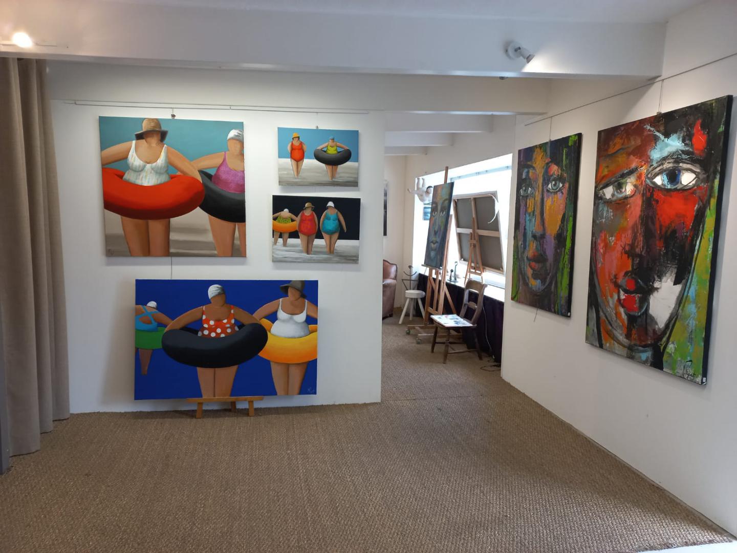 La galerie de Lampaul — corridor d'exposition