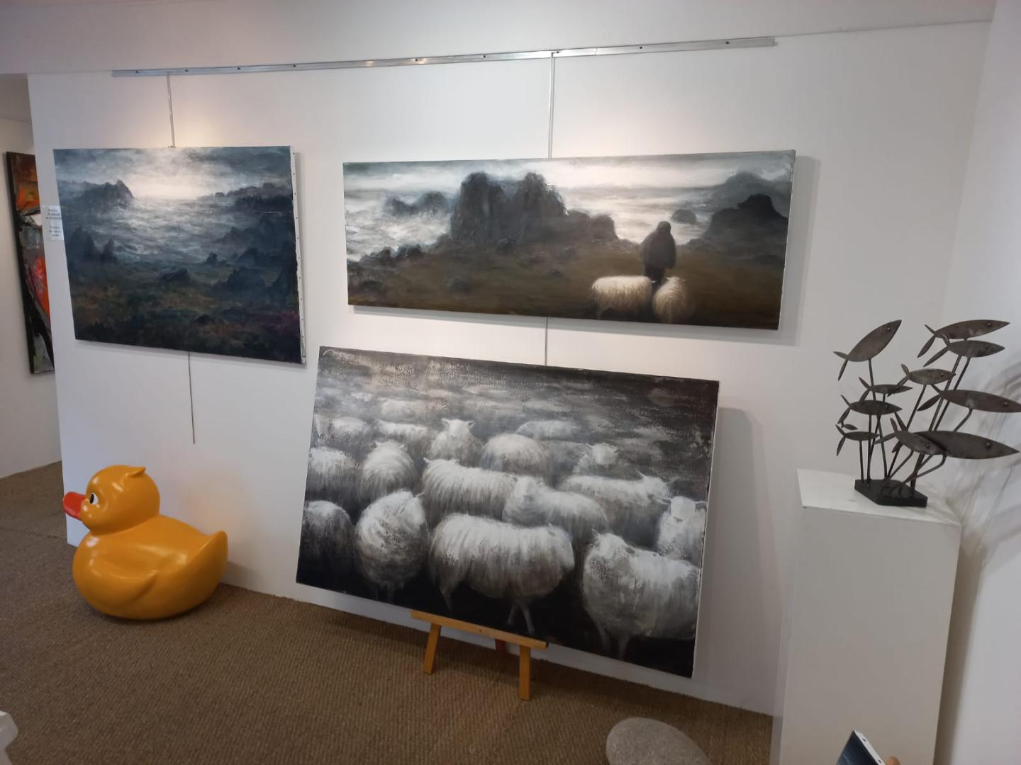 La galerie — moutons et paysages d'Ouessant